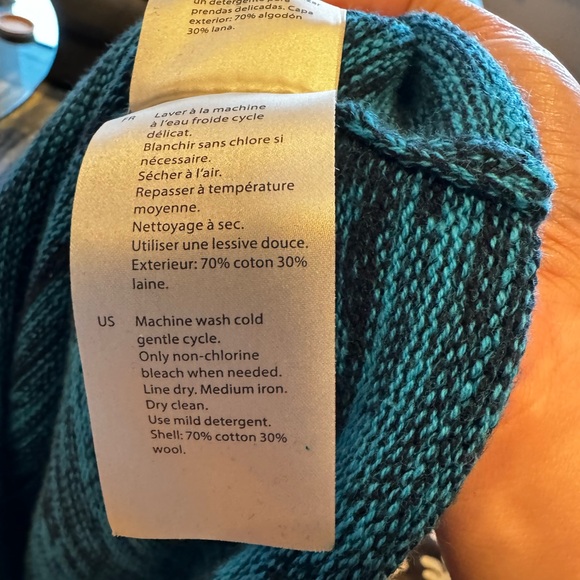 COS turquoise sweater - Picture 3 of 3